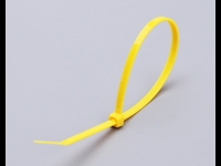 Цветные кабельные стяжки КСС 4x200 (желтые) (100шт.) Fortisflex