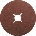 Круги фибровые 5 шт, Р 80, 125 х 22 mm. MATRIX