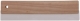 Шпатель ПВХ с деревянной ручкой, белый  250 мм - фото 1