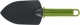 Совок посадочный широкий, зеленая пластиковая ручка 270 мм - фото 1