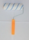 Валик нейлоновый Fly, белый с синими полосами, ворс 12 мм, 6 х 40 х 180 мм - фото 1