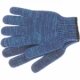 Перчатки трикотажные усиленные, гелевое ПВХ-покрытие, 7 класс, синие Россия - фото 1