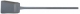 Совок зольный металлический, длинная ручка 610 мм - фото 1