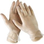 Перчатки STAYER "MASTER" виниловые экстратонкие, L, 10шт Stayer