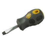 Отвертка STAYER "PROFESSIONAL" "MAX-GRIP" слесарная, Cr-V, намагниченная, SL 6,5х38мм Stayer