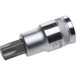 Торцовая бита-головка KRAFTOOL "INDUSTRIE QUALITAT", материал S2, TORX, сатинированная, 1/2", Т55 Kraftool