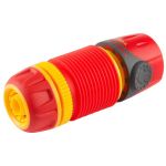 PREMIUM 1/2", поворотный, соединитель быстросъёмный для шланга, из ударопрочного пластика с TPR, с запирающим механизмом Grinda