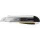 Нож JCB с сегментированным лезвием, метал обрезиненный корпус, автостоп, допфиксатор, кассета на 5 лезвий, 18мм - фото 1