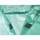 Плащ-дождевик 11610, полиэтиленовый, зеленый цвет, универсальный размер S-XL - фото 5