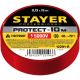 STAYER Protect-10 Изолента ПВХ, не поддерживает горение, 10м (0,13х15 мм), красная - фото 2