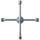 Ключ-крест баллонный, 17 х 19 х 21 мм, под квадрат 1/2, усиленный, толщина 16 мм. PROFESSIONAL - фото 1