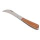 Нож садовый, 170 мм, складной, изогнутое лезвие, деревянная рукоятка. - фото 2