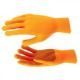 Перчатки нейлон, ПВХ точка, 13 класс, оранжевые, XL. Россия - фото 1