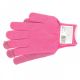 Перчатки нейлон, ПВХ точка, 13 класс, цвет розовая фуксия, L. Россия - фото 2
