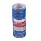 Набор изолент ПВХ 15 мм х 10 м, синяя, в упаковке 10 шт, 150 мкм. - фото 2