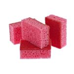 Губки для посуды Coral, 95 х 64 х 36 мм, 4 шт, Россия. Elfe ELFE
