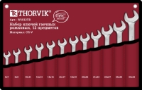 Набор ключей рожковых в сумке, 6-32 мм, 12 предметов Thorvik