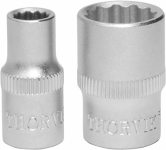 Головка торцевая 12-гранная 1/4"DR, 8 мм Thorvik