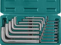 Набор угловых ключей Torx Т6-Т70, 16 предметов Jonnesway