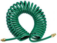 JAZ-7214E Шланг полиуретановый спиральный для пневматического инструмента 5х8 мм, 8 м Jonnesway