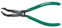 P9508C Щипцы загнутые 90° для стопорных колец удлиненные с ПВХ рукоятками, сжим, 215 мм, 10-32 мм Jonnesway