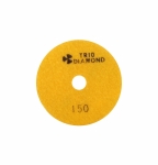 Алмазный гибкий шлифовально - полировальный круг АГШК "Черепашка" d 100 мм № 150 Trio Diamond