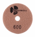 Алмазный гибкий шлифовально - полировальный круг АГШК "Черепашка" d 100 мм №600 Trio Diamond