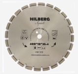 Диск алмазный по асфальту 400 Laser Лазерная наварка сегментов Hilberg