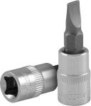 Насадка торцевая 3/8"DR с вставкой-битой шлицевой, SL5.5 Ombra