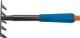 Грабельки ручные, синяя пластиковая ручка 263 мм - фото 1