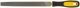 Напильник, прорезиненная ручка, плоский 200 мм - фото 1