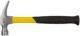 Молоток-гвоздодер, фиброглассовая усиленная ручка, Профи 27 мм, 450 гр. - фото 1