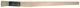 Кисть узкая, натуральная светлая щетина, деревянная ручка 15 мм - фото 1
