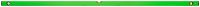 Уровень "Техно", 3 глазка, зеленый корпус, фрезерованная рабочая грань, шкала 2000 мм FIT