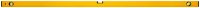 Уровень "Стайл", 3 глазка, желтый усиленный корпус, фрезер. рабочая грань, шкала, Профи 1500 мм FIT