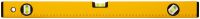 Уровень "Стайл", 3 глазка, желтый усиленный корпус, фрезер. рабочая грань, шкала, Профи  600 мм FIT