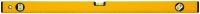 Уровень "Стайл", 3 глазка, желтый усиленный корпус, фрезер. рабочая грань, шкала, Профи  800 мм FIT