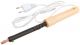 Паяльник 220 В, деревянная ручка, плоское медное жало D=6 мм,  65 Вт - фото 2
