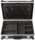Ящик для инструмента пластиковый усиленный алюминием (43 x 31 x 13 см) черный - фото 2