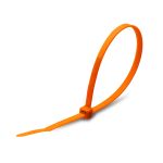 Стяжки кабельные КСС "Float" 8х370 (оранж) (100 шт.) Fortisflex