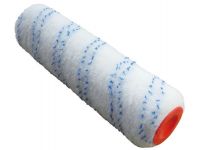 Ролик нейлоновый белый и синие горизонтальные полоски, диаметр 40 мм, 150 мм USP