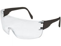 Очки защитные, открытый тип. прозрачный корпус черные дужки USP