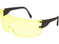 Очки защитные, открытый тип. желтый корпус черные дужки USP