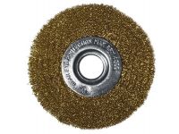 Корщетка "Колесо", 100 мм, волнистая, посад. диаметр 22 мм