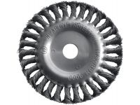 Корщетка "Колесо" 100 мм, витая, посад. диаметр 22