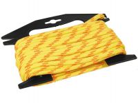 Веревка плетеная с сердечником 6 мм х 10 м, желтая с оранжевой нитью, м/рамка MAESTRO