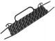 Веревка плетеная с сердечником 6 мм х 30 м, черная с белой нитью, б/рамка - фото 1