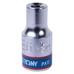Головка торцевая TORX Е-стандарт 1/4", E6, L = 24 мм KING TONY