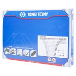 Набор трещоточных комбинированных ключей, ложемент, 15 предметов KING TONY