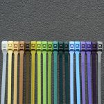 Хомут нейлоновый 8*400 мм с горизонтальным замком белый (уп. - 100шт.) APRO